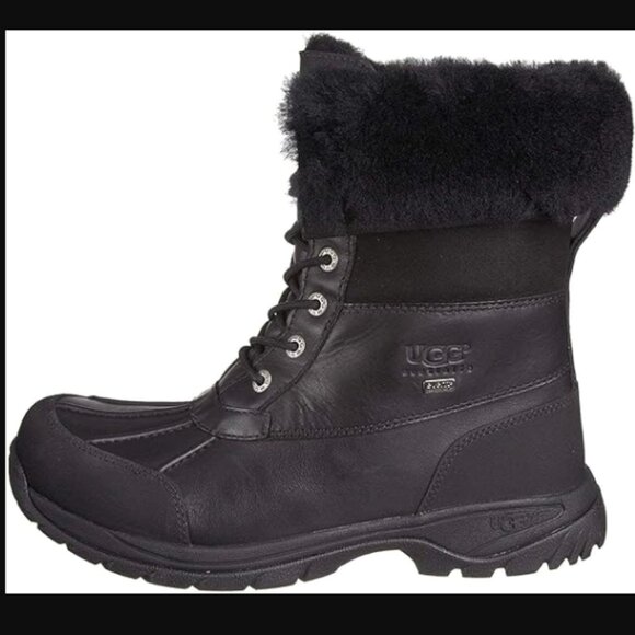 NIB UGG Men's Butte Black Boots, sz 8 - Picture 5 of 16